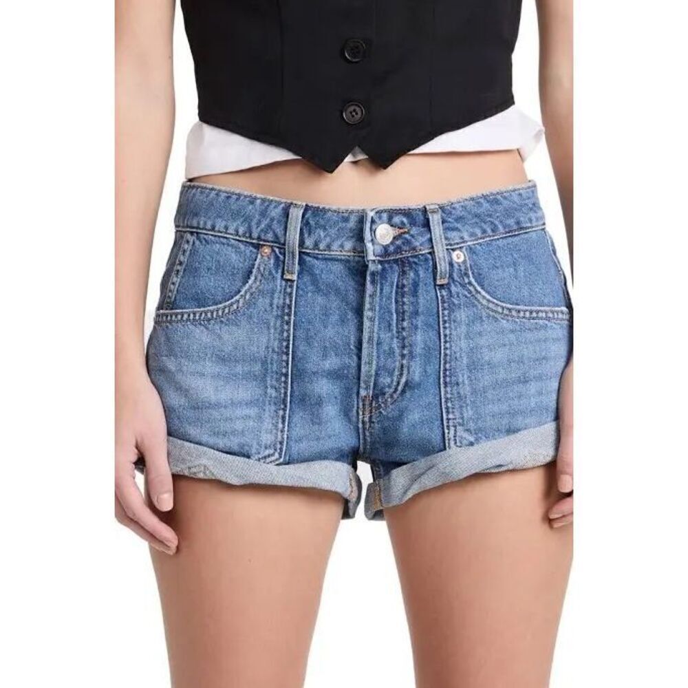 We The‎ Free Beginners Luck Slouchy Denim Shorts - Women’s 31